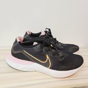 Nike Renew Black & Pink Running Sneakers Sz 12